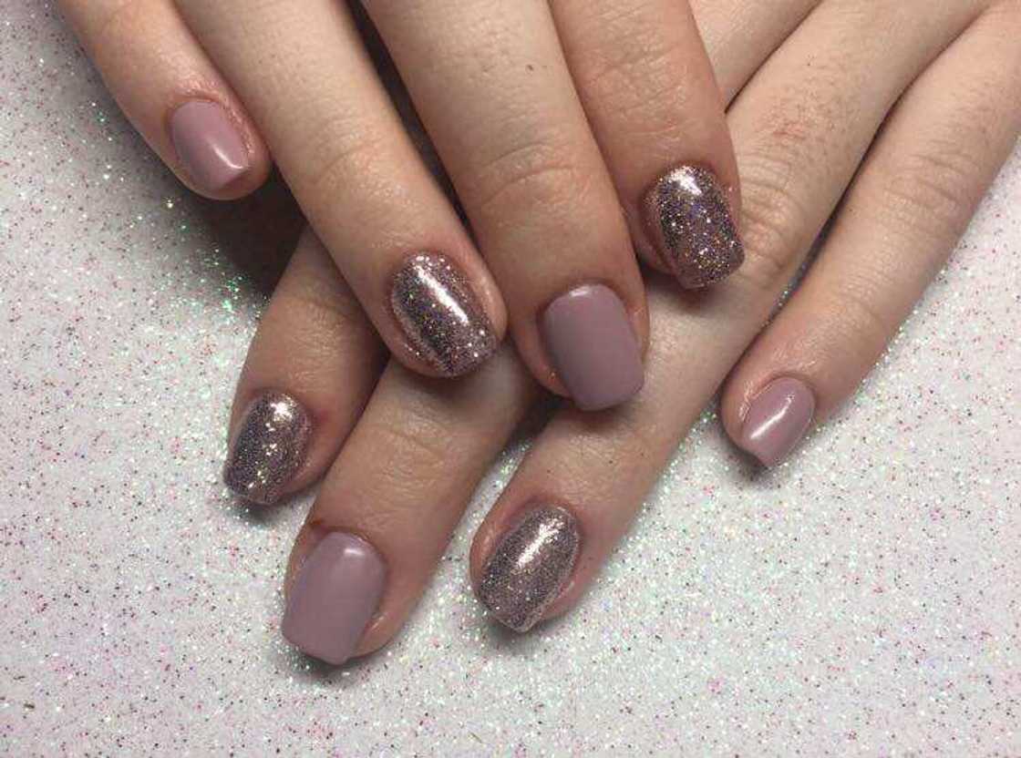 unique classy short nail designs