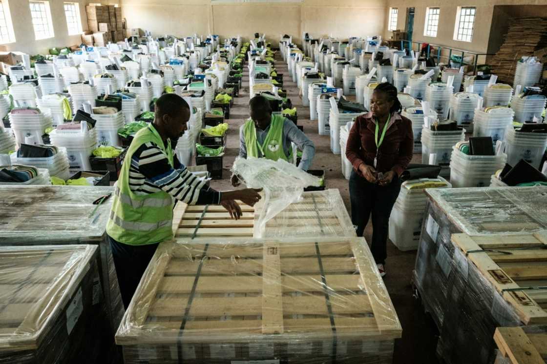 The campaign has been dominated by mudslinging and fake rigging claims but has remained peaceful so far The campaign has been dominated by mudslinging and fake rigging claims but has remained peaceful so far