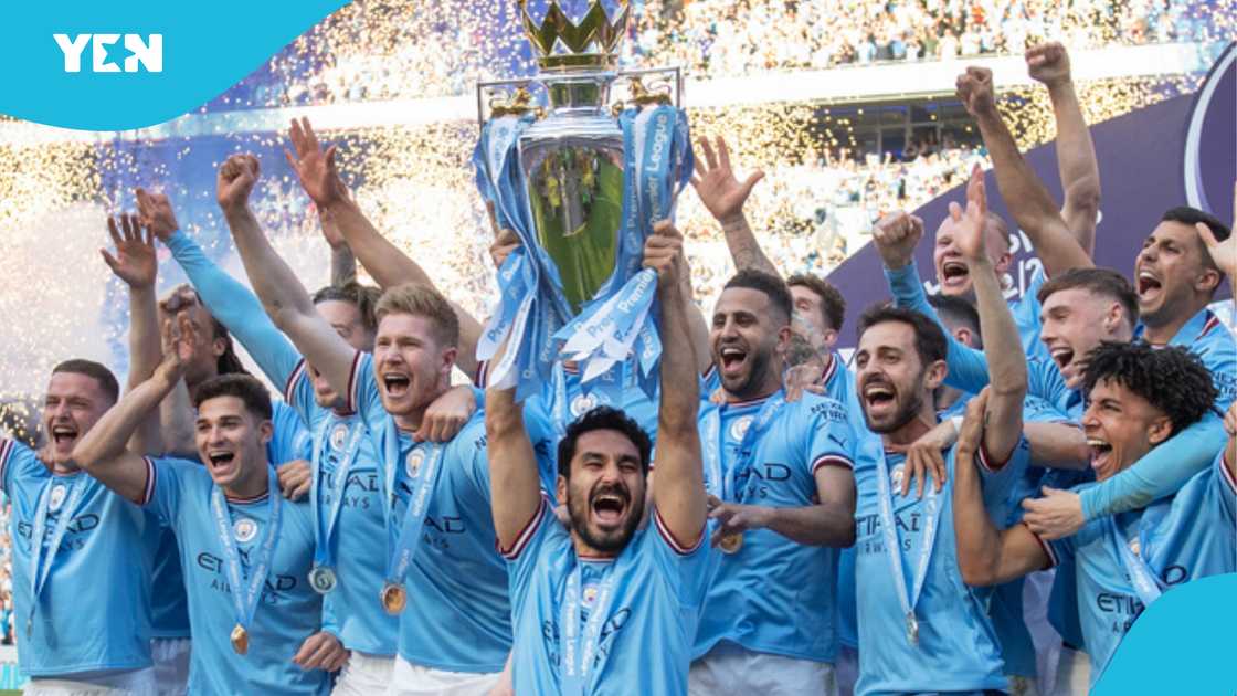 Premier League title race, Arsenal, Manchester City, Premier League history, Manchester City, Pep Guardiola, historical Premier League title races, Manchester United, dramatic Premier League title comebacks, Sergio Aguero.