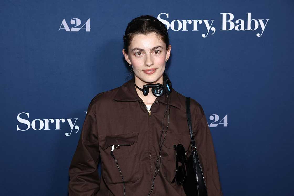 Diana Silvers in a brown jacket Diana Silvers in a brown jacket