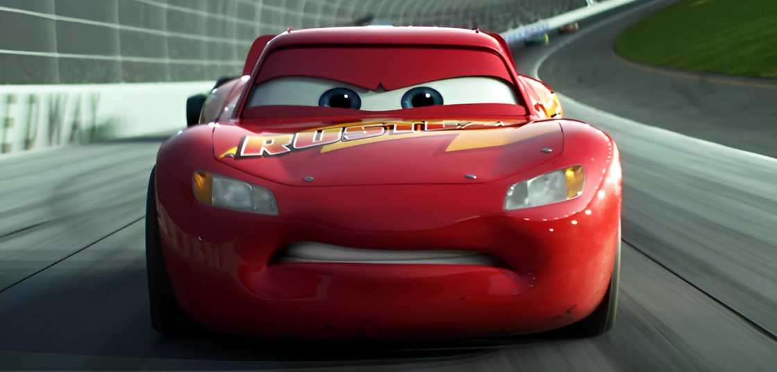 Lightning McQueen cartoon car