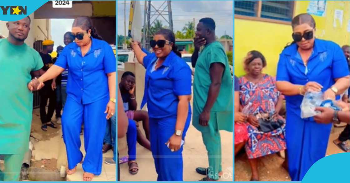 Photo of Grace Ashley interacting with persons in her constituency. Photo of Grace Ashley interacting with persons in her constituency.