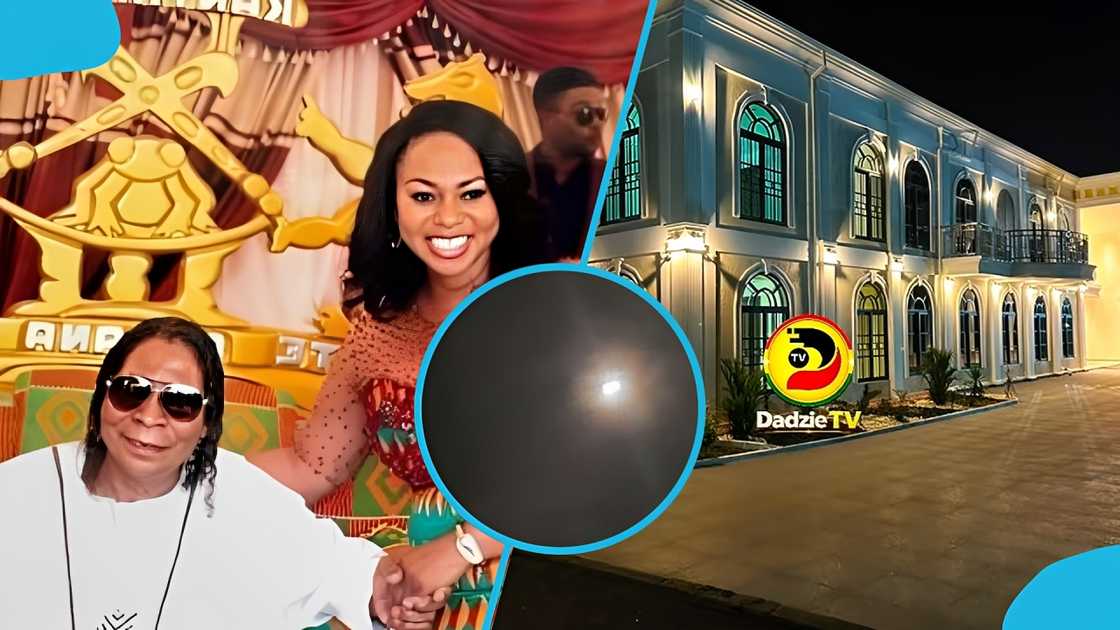 Video of rainbow sign where Apostle Kwadwo Safo Kantanka will be buried goes viral. Video of rainbow sign where Apostle Kwadwo Safo Kantanka will be buried goes viral.