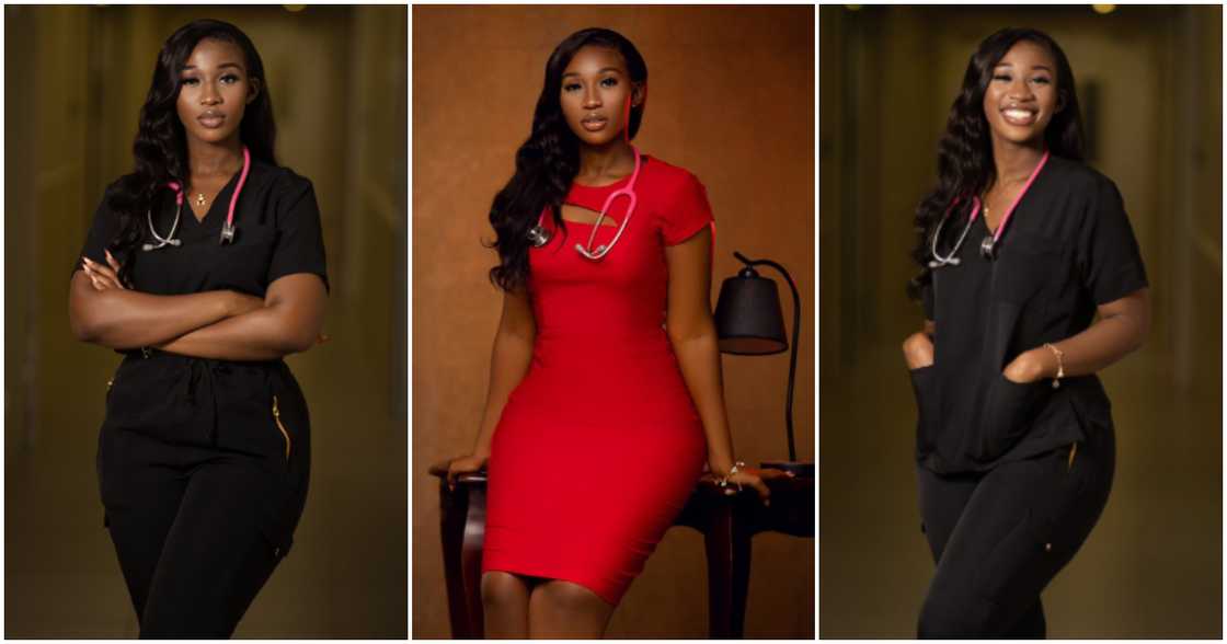 Ghanaian lady celebrates becoming a doctor. Ghanaian lady celebrates becoming a doctor.