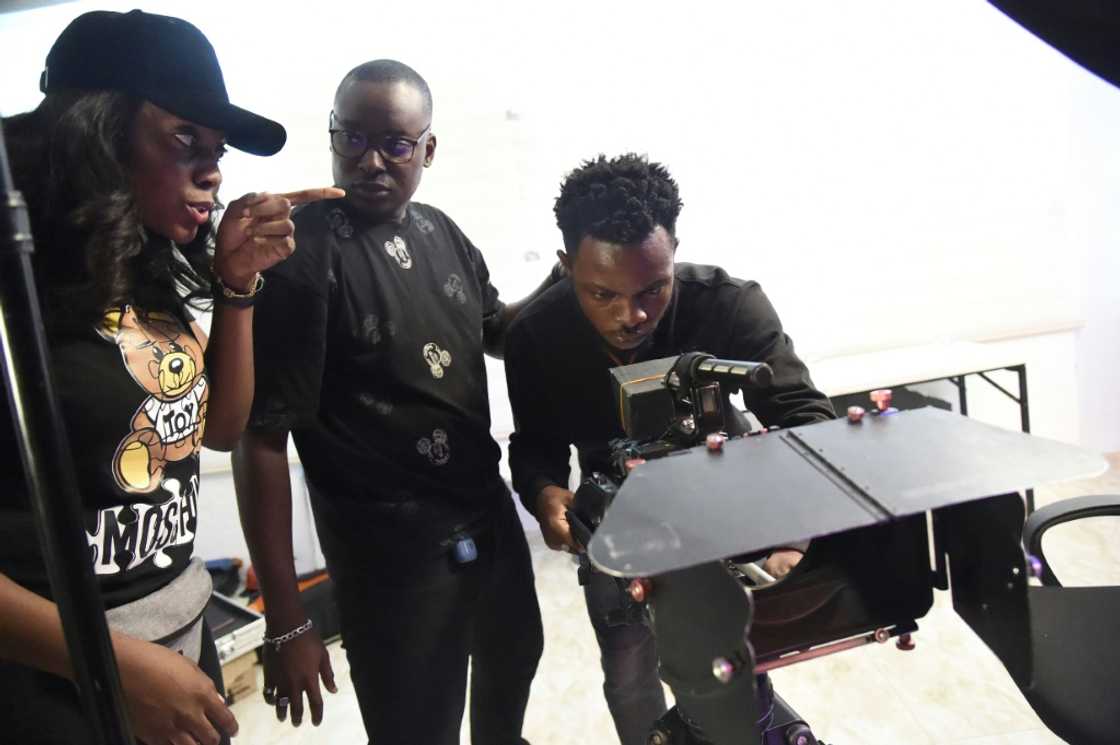 "Father Forgive Me" is one of the films students are producing at Ebonylife Creative Academy in Lagos "Father Forgive Me" is one of the films students are producing at Ebonylife Creative Academy in Lagos