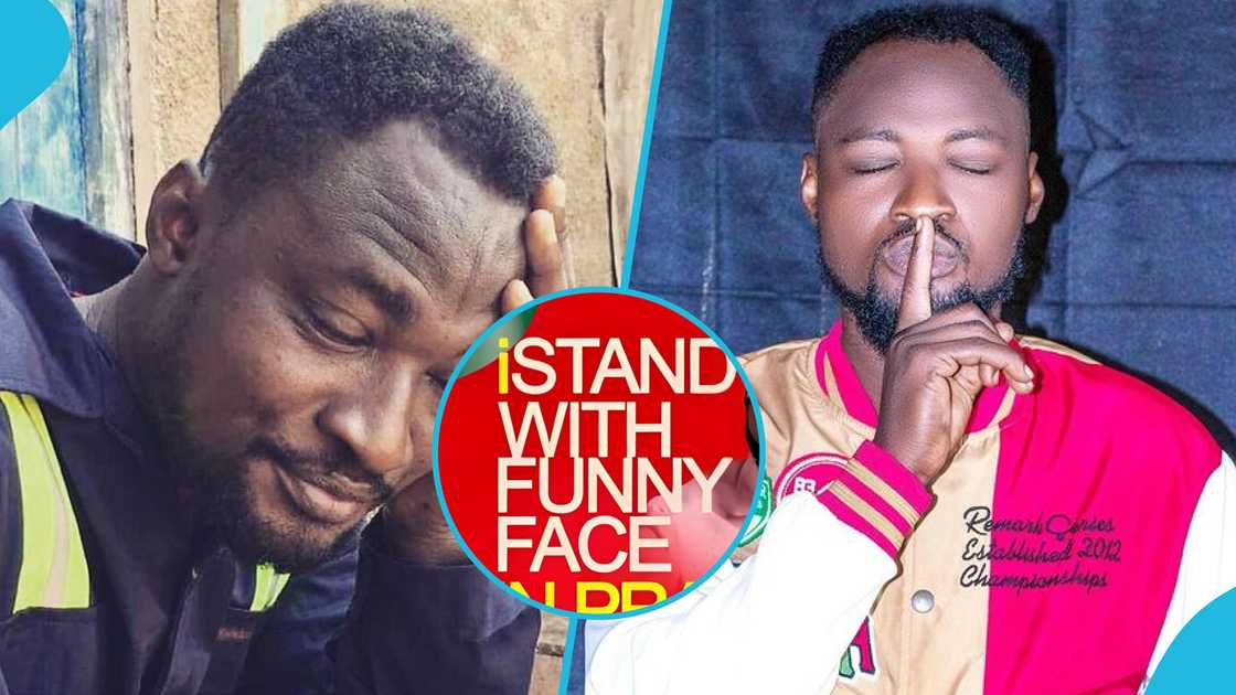 Funny Face, Funny Face's social media rants, Funny Face returns from Pantang, Funny Face appeals to fans, Pantang, Ghanaian comedian