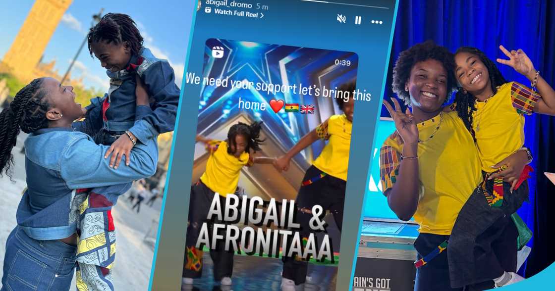 Afronita and Abigail at the BGT Afronita and Abigail at the BGT