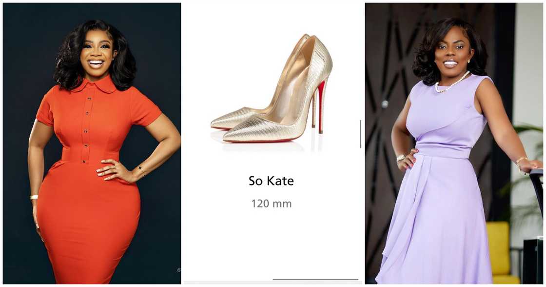 Christian Louboutin: Nana Aba Anamoah Buys GHC 7,356.47 High Heels For Serwaa Amihere, Twitter Explodes Christian Louboutin: Nana Aba Anamoah Buys GHC 7,356.47 High Heels For Serwaa Amihere, Twitter Explodes