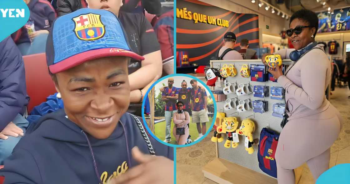 Portia Asare Boateng, Kumawood Actress, Camp Nou, Barcelona, La Liga, Spain, Ghana Portia Asare Boateng, Kumawood Actress, Camp Nou, Barcelona, La Liga, Spain, Ghana