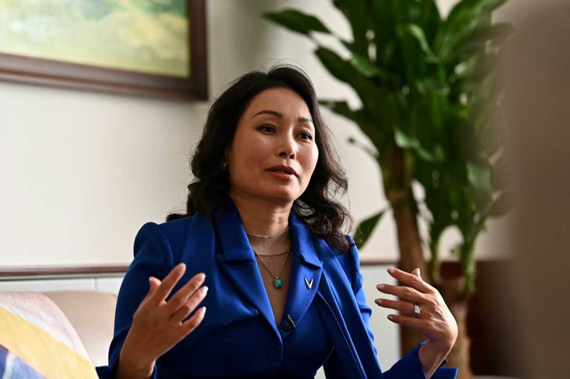 Le Thi Thu Thuy, CEO of Vietnamese electric vehicle maker VinFast, says the path ahead looks less challenging than the past Le Thi Thu Thuy, CEO of Vietnamese electric vehicle maker VinFast, says the path ahead looks less challenging than the past