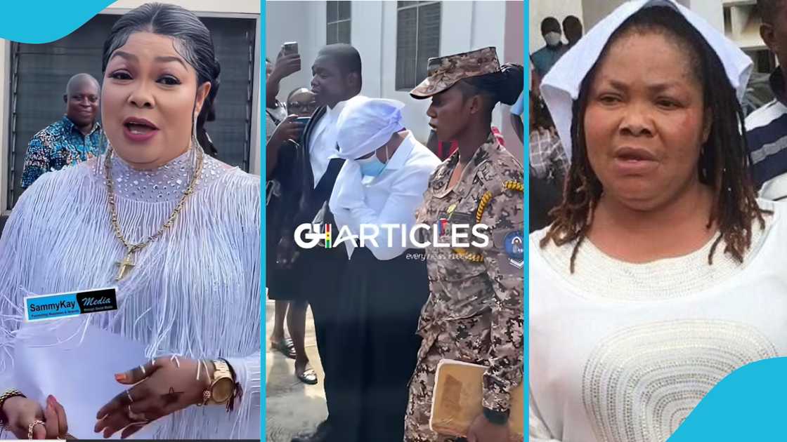 Nana Agradaa, televangelist, prison update, Amasaman High Court, emotional breakdown, court appearance, Ghana news, lawyer statement, sympathy for Nana Agradaa