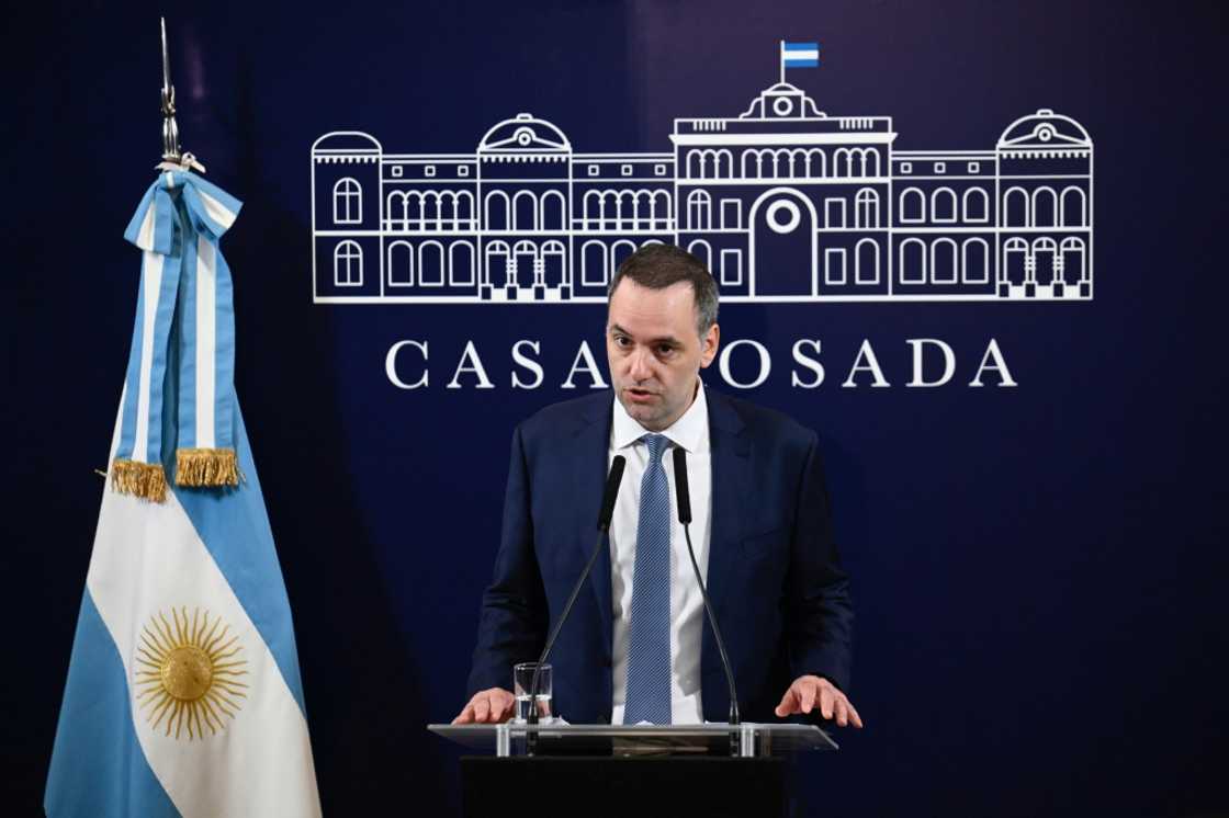 Argentina government spokesman Manuel Adorni said the goal of the reforms will be to avoid hyperinflation Argentina government spokesman Manuel Adorni said the goal of the reforms will be to avoid hyperinflation