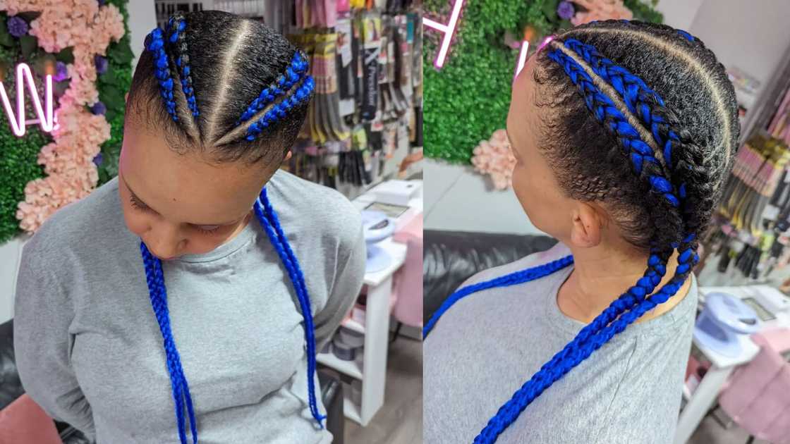 stunning blue two braids hairstyles stunning blue two braids hairstyles