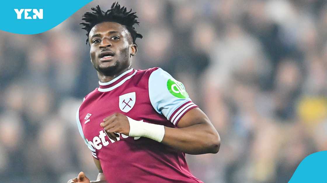 Mohammed Kudus has a goal and an assist in eight games against Liverpool.