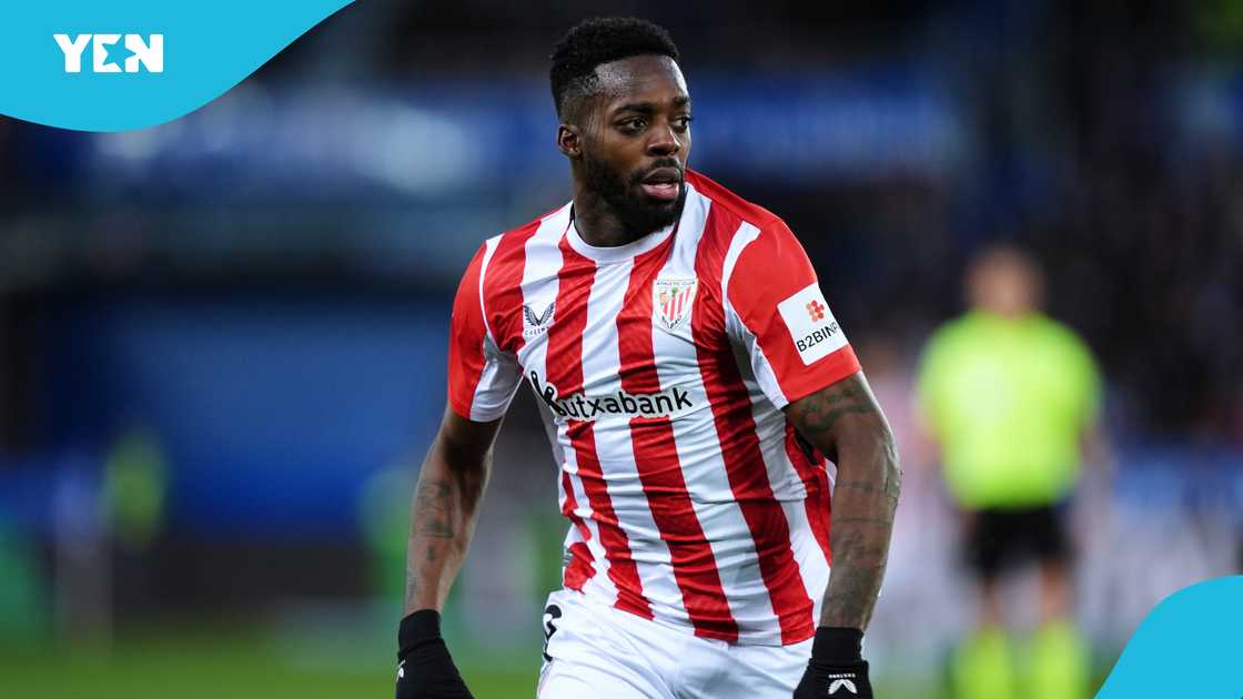 Ghanaian striker Inaki Williams saw a goal chalked off by VAR during Athletic Bilbao's defeat to FC Barcelona in the Spanish Super Cup semi-final. Ghanaian striker Inaki Williams saw a goal chalked off by VAR during Athletic Bilbao's defeat to FC Barcelona in the Spanish Super Cup semi-final.