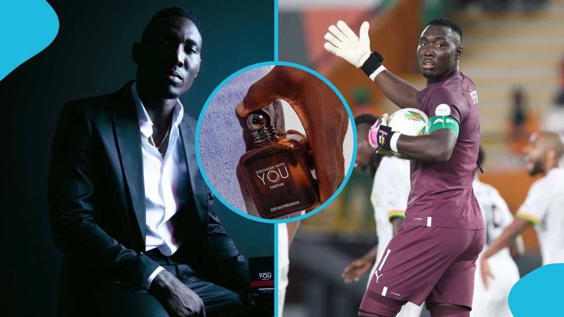 Richard Ofori, ambassador, Emporio Armani, Stronger With You, perfume Richard Ofori, ambassador, Emporio Armani, Stronger With You, perfume