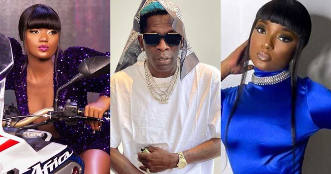 Shatta Wale and Musician Efya kiss in new Video; Ghanaians React in Surprise
