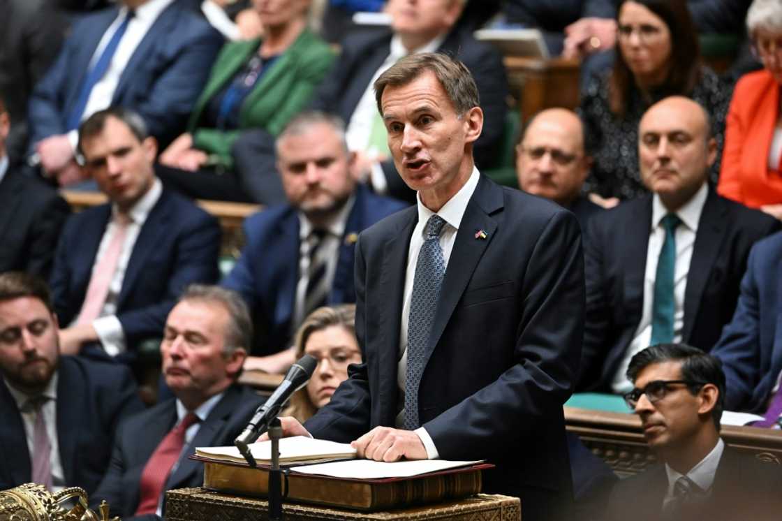 British finance minister Jeremy Hunt will deliver a speech touting "freedoms" gained from Brexit British finance minister Jeremy Hunt will deliver a speech touting "freedoms" gained from Brexit