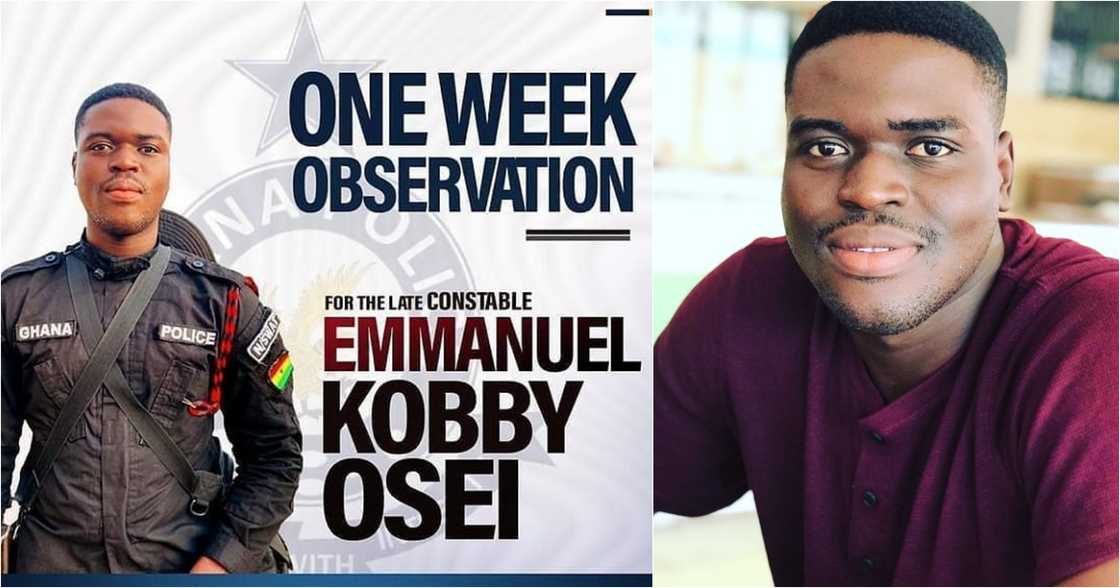 One week poster of Constable Emmanuel Osei One week poster of Constable Emmanuel Osei