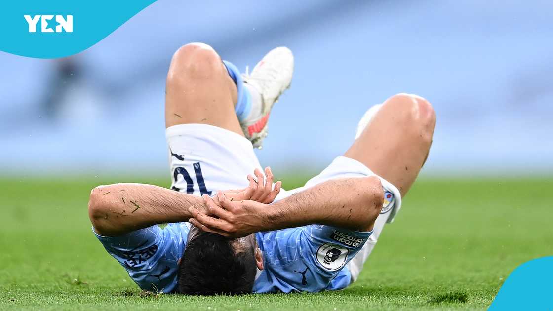 Manchester City legend Sergio Aguero is at risk of losing his testicles after pledging to cut it off should his former club lose against Real Madrid. Manchester City legend Sergio Aguero is at risk of losing his testicles after pledging to cut it off should his former club lose against Real Madrid.