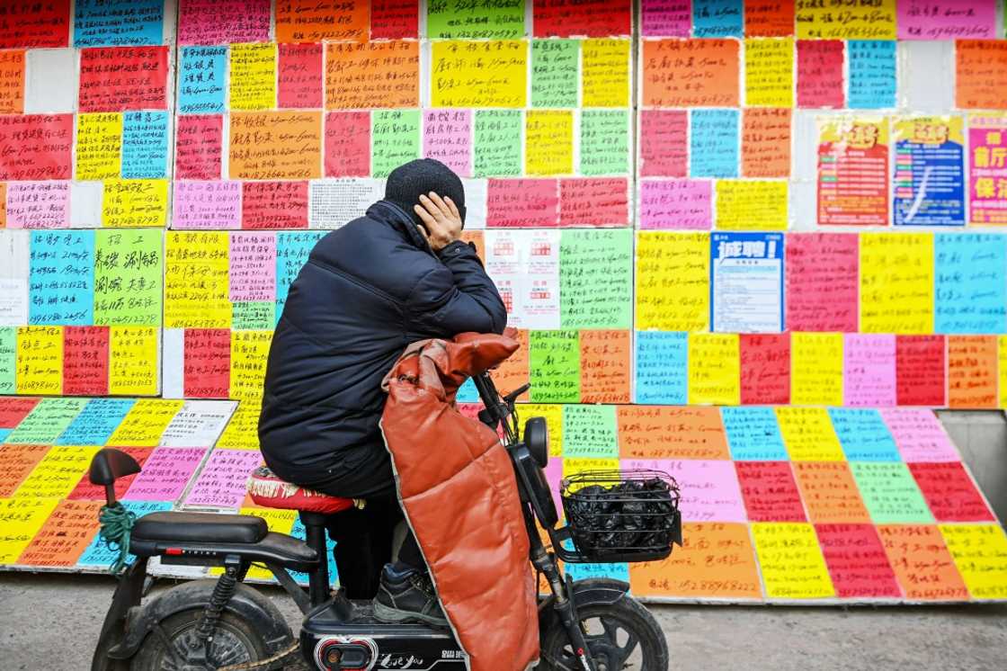 Data showing a jump in Chinese youth unemployment comes as leaders struggle to kickstart growth in the world's number two economy Data showing a jump in Chinese youth unemployment comes as leaders struggle to kickstart growth in the world's number two economy