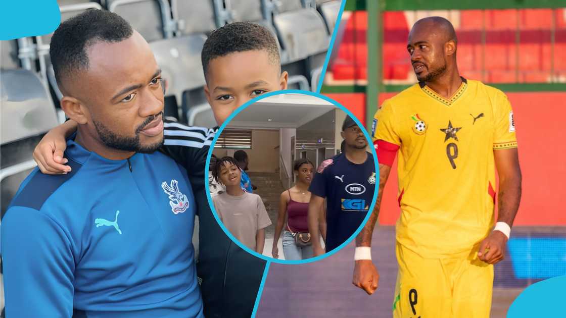 Ghana vs Comoros, Jordan Ayew's son, Kiyian Ayew, Ayew bonds with his son, Ayew bonds with Andre Ayew's daughter, 2026 FIFA World Cup qualifiers. Ghana vs Comoros, Jordan Ayew's son, Kiyian Ayew, Ayew bonds with his son, Ayew bonds with Andre Ayew's daughter, 2026 FIFA World Cup qualifiers.