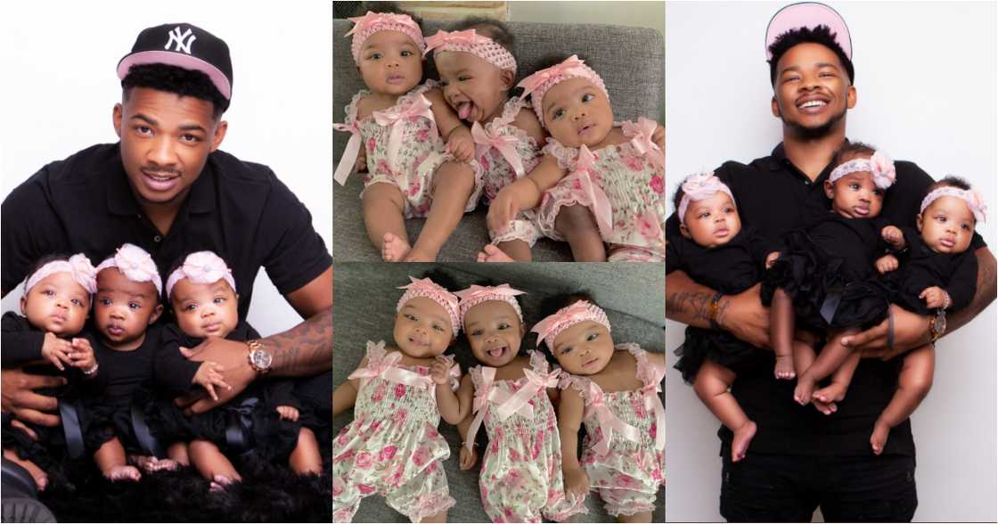 Couple drops beautiful photos of triplets to celebrate babies turning 6 months old, many react Couple drops beautiful photos of triplets to celebrate babies turning 6 months old, many react