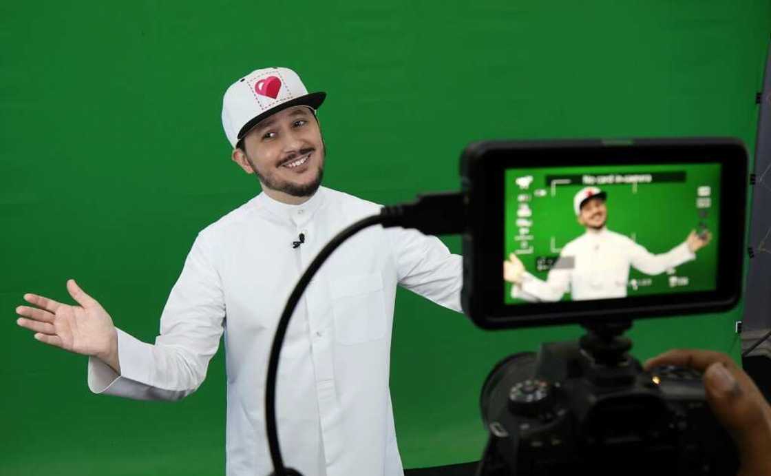 Khalifa Al Haroon, known to his followers as Mr Q, has become a social media hit by partially lifting the veil on World Cup host Qatar Khalifa Al Haroon, known to his followers as Mr Q, has become a social media hit by partially lifting the veil on World Cup host Qatar