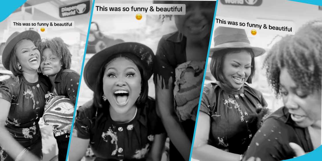 Nana Ama McBrown and fan in pics Nana Ama McBrown and fan in pics