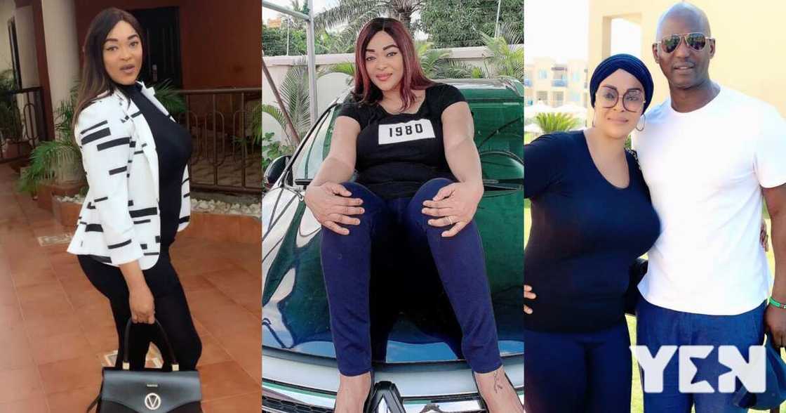 Actress Kalsoume Sinare flaunts set of twins in new photo; fans Congratulate her Actress Kalsoume Sinare flaunts set of twins in new photo; fans Congratulate her