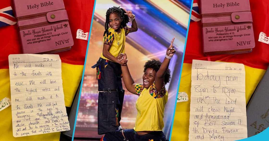 Afronita and Abigail Dromo at BGT Afronita and Abigail Dromo at BGT