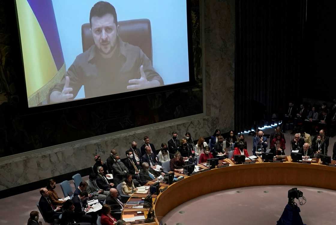 Zelensky virtual conference. Zelensky virtual conference.
