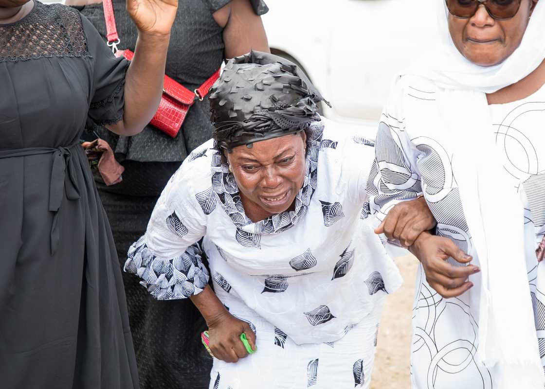 Ibrahim Kwarteng buries wife. Ibrahim Kwarteng buries wife.