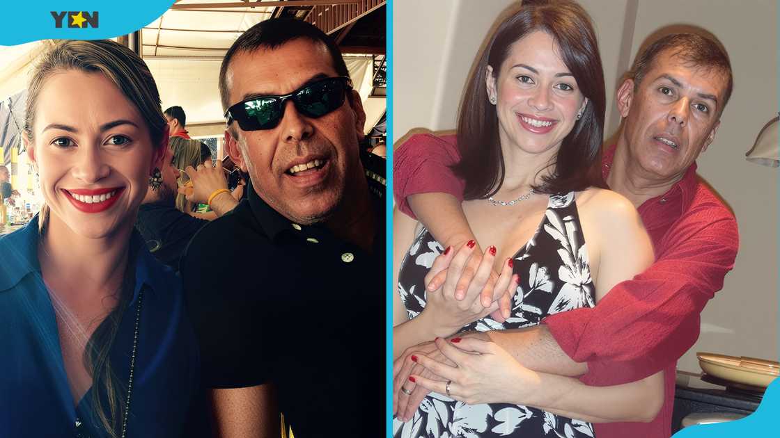 Marcela Borges and Rubens Morais pose together in casual and formal settings, smiling and embracing. Marcela Borges and Rubens Morais pose together in casual and formal settings, smiling and embracing.