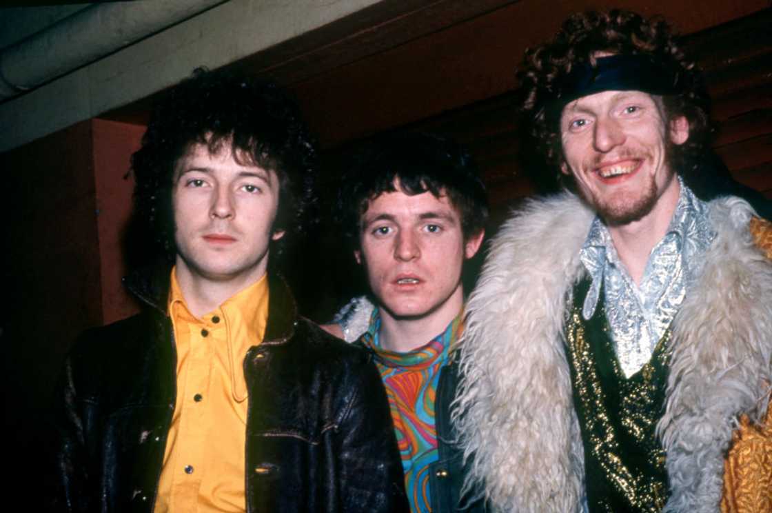 Cream band members posing for a pic Cream band members posing for a pic