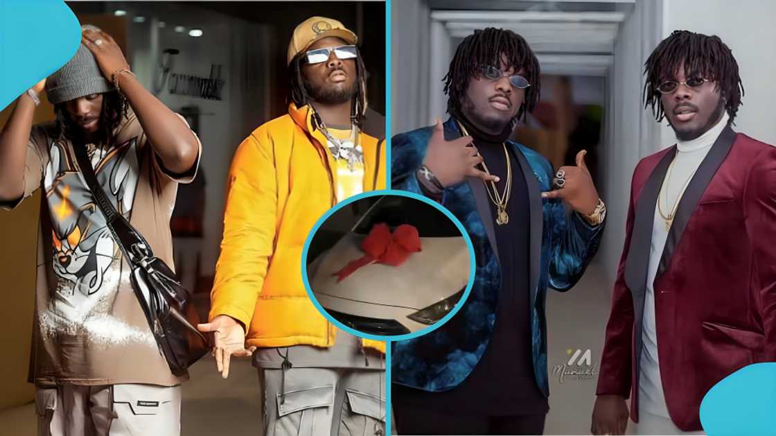 Dhope Nation, Hyundai Elantra, Ghanaian rappers, gift for mother, birthday celebration, viral video, Kakalika song Dhope Nation, Hyundai Elantra, Ghanaian rappers, gift for mother, birthday celebration, viral video, Kakalika song