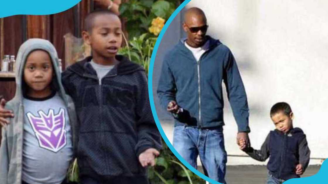 Dave Chappelle with his kids Dave Chappelle with his kids