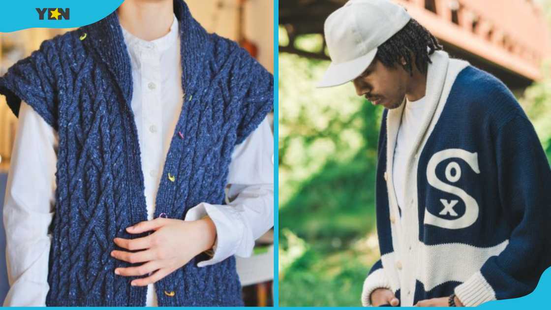 Examples of shawl neck sweaters Examples of shawl neck sweaters