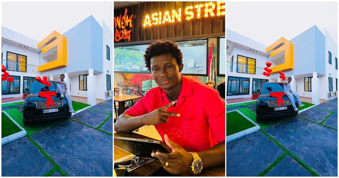 A photo of Kojo Forex's mansion A photo of Kojo Forex's mansion
