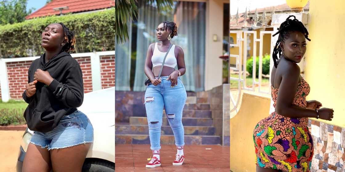 Shatta Wale's girl flaunt beautiful curvy body in new hot photos