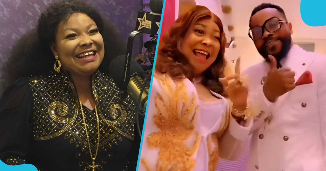 Agradaa appears to have purchased an expensive new vehicle for her husband, Angel Asiamah. Agradaa appears to have purchased an expensive new vehicle for her husband, Angel Asiamah.