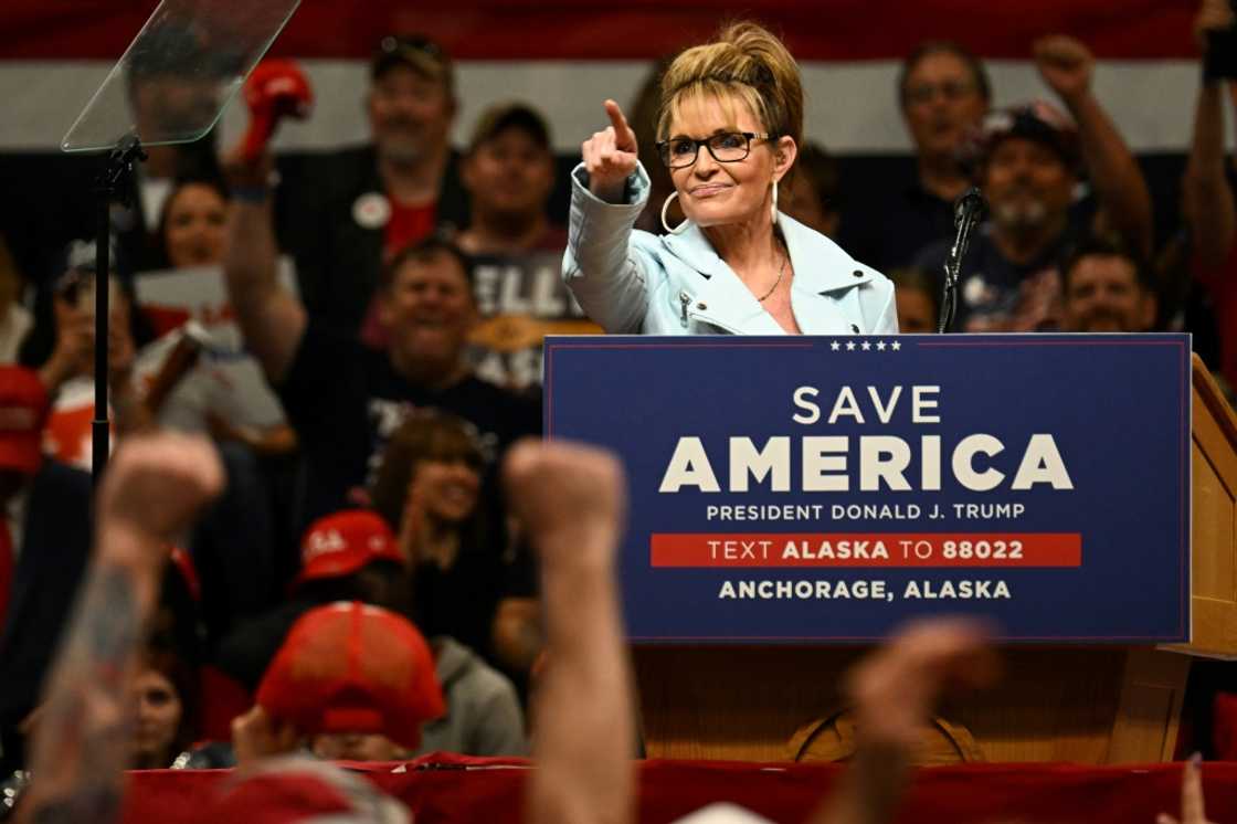 US House candidate Sarah Palin, pictured at a July 2022 rally in Anchorage, is seen as a polarizing figure in Alaska US House candidate Sarah Palin, pictured at a July 2022 rally in Anchorage, is seen as a polarizing figure in Alaska