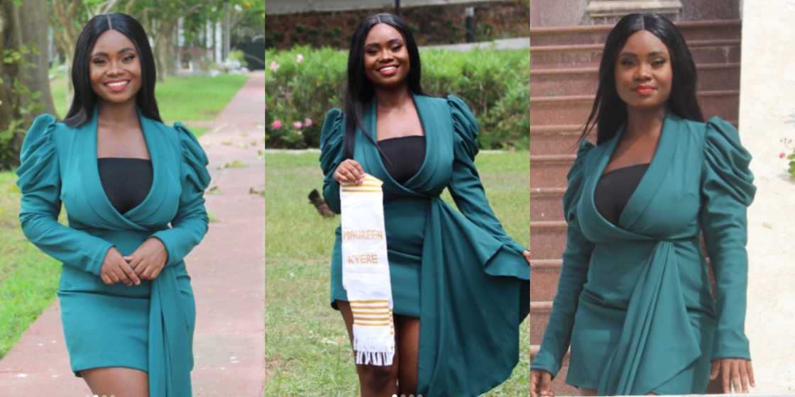 So proud of this moment - Lady celebrates as she bags law degree with first-class from Legon So proud of this moment - Lady celebrates as she bags law degree with first-class from Legon
