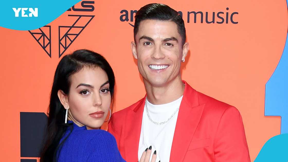 Cristiano Ronaldo, Georgina Rodriguez, 2019 MTV EMAs, FIBES Conference and Exhibition Centre, UEFA Nations League, Portugal, Spain Cristiano Ronaldo, Georgina Rodriguez, 2019 MTV EMAs, FIBES Conference and Exhibition Centre, UEFA Nations League, Portugal, Spain