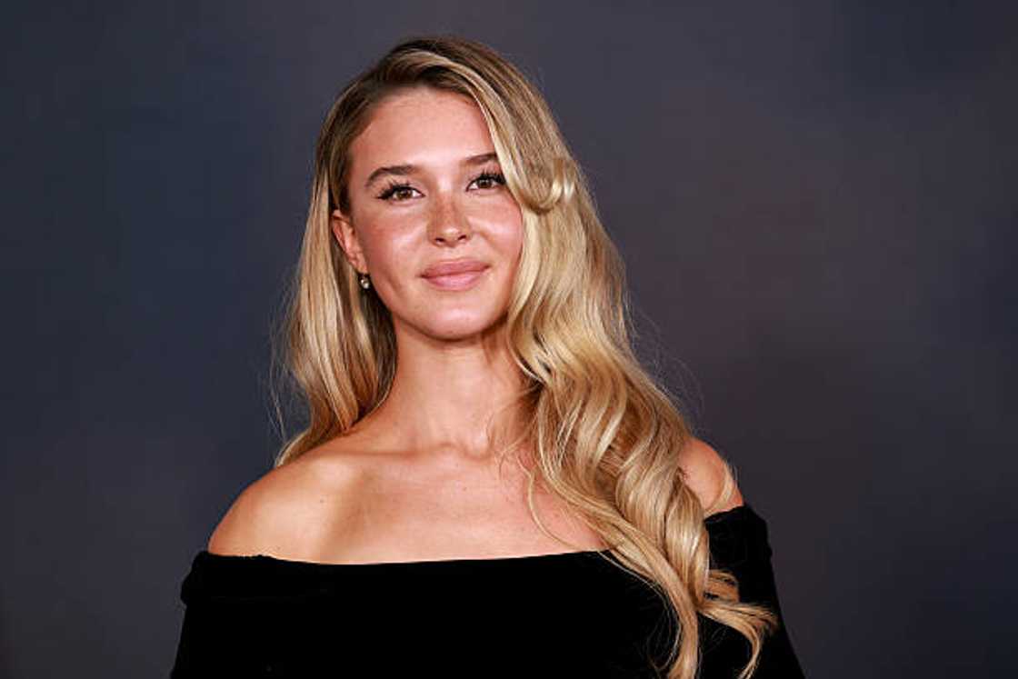 Isabel May attends the Los Angeles Premiere of Paramount Pictures "Scream 7" at Paramount Pictures Studios on February 25, 2026 in Hollywood, California