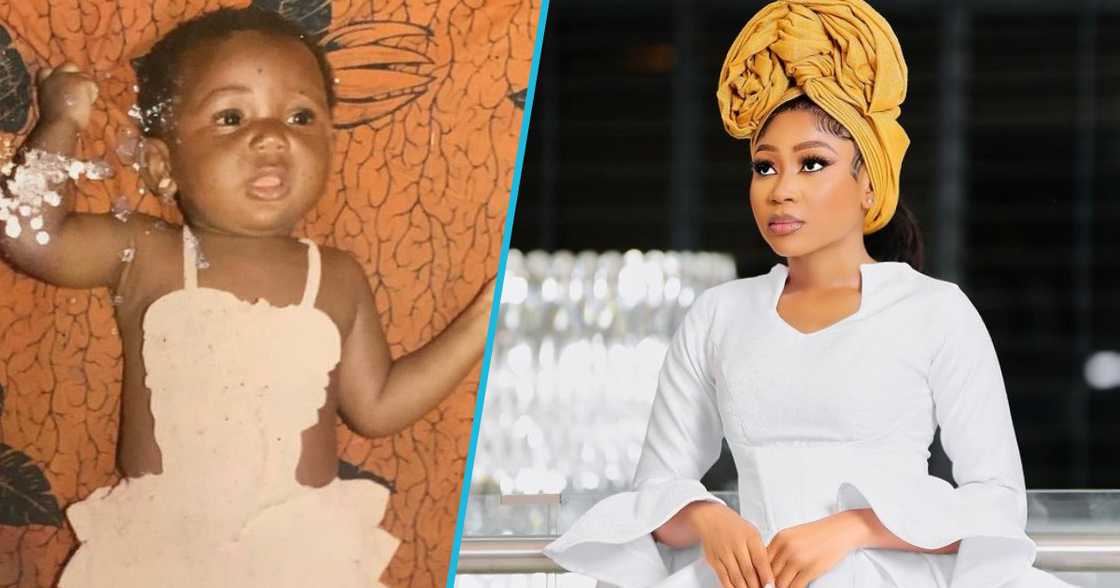 Akuapem Poloo's baby photo Akuapem Poloo's baby photo