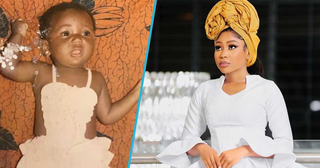 Akuapem Poloo's baby photo