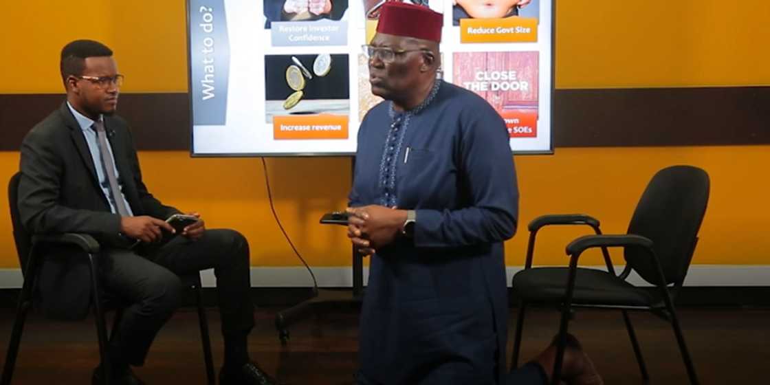 Ken Thompson has knelt in an emotional video to beg AKufo-Addo to fix the crippling economy Ken Thompson has knelt in an emotional video to beg AKufo-Addo to fix the crippling economy