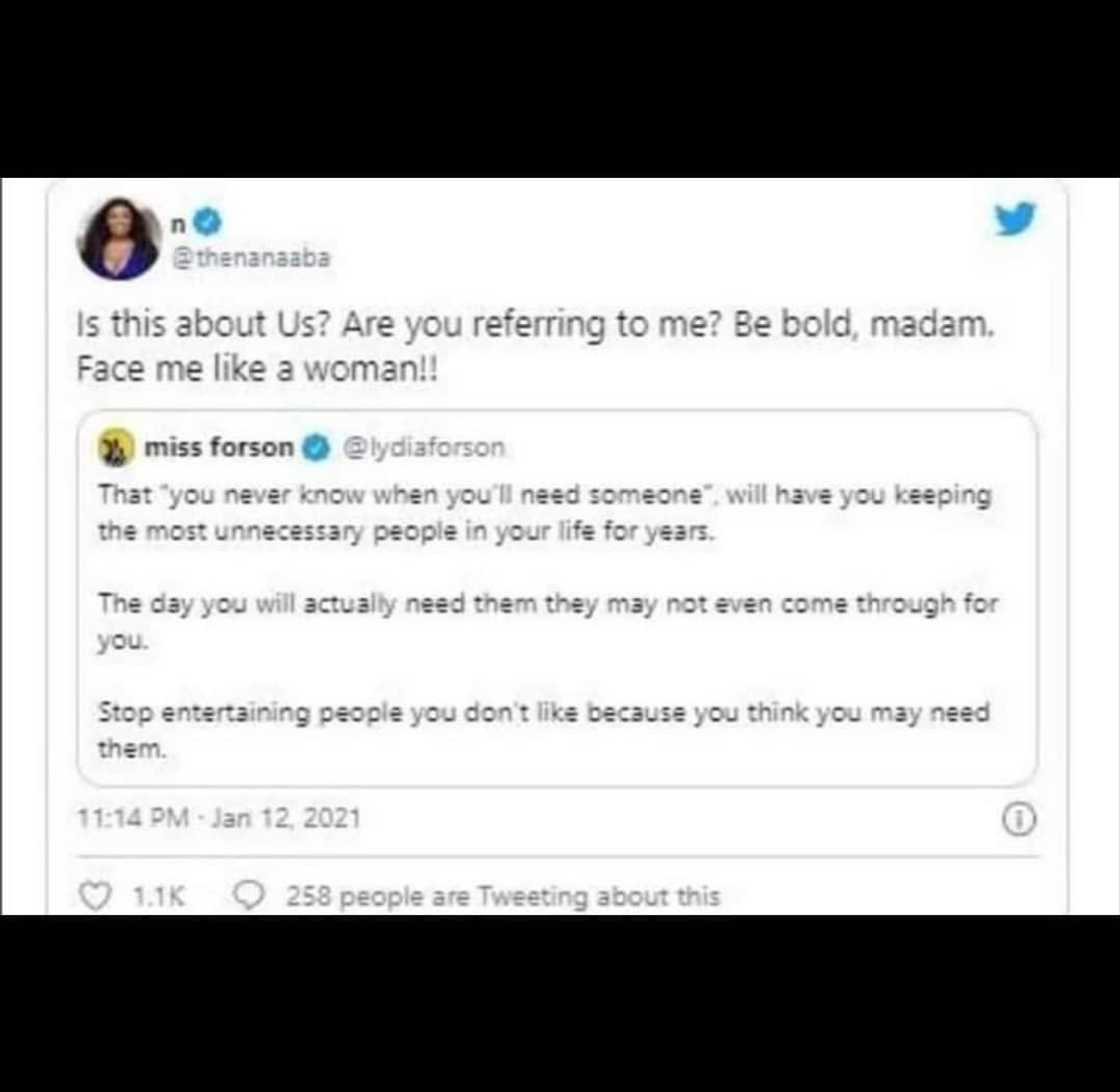 Old chat between Lydia Forson and Nana Aba fighting amid Kojo Yankson sleeping with them pops up Old chat between Lydia Forson and Nana Aba fighting amid Kojo Yankson sleeping with them pops up