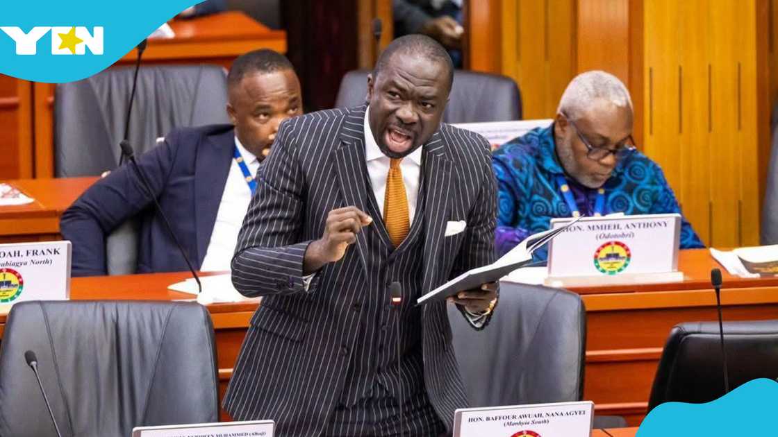 Manhyia South MP Nana Agyei Baffour Awuah fled the Accra High Court after EOCO officials attempted to take him into custody